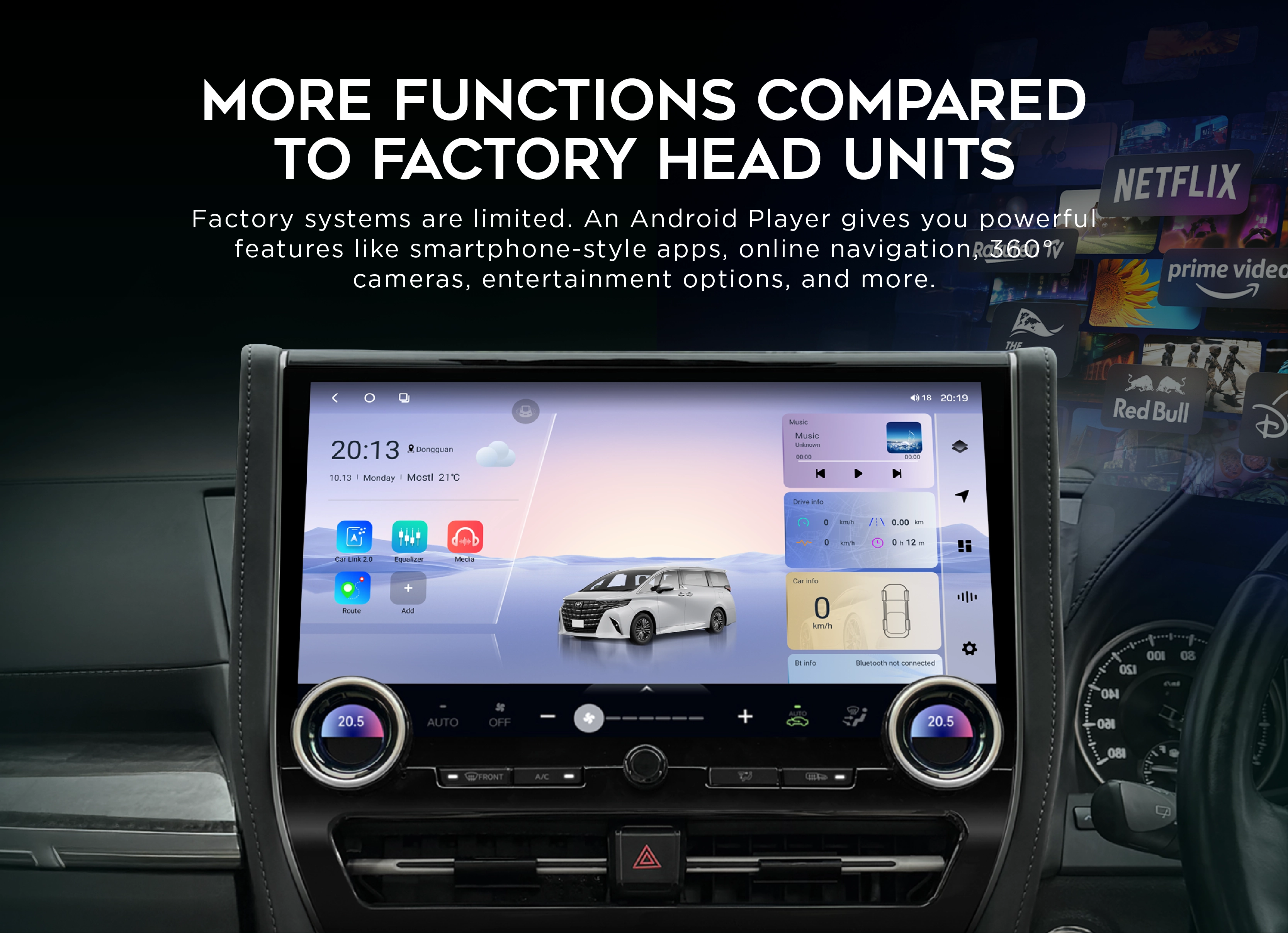 Android Player - Smart Car Infotainment System | DRAGX Malaysia